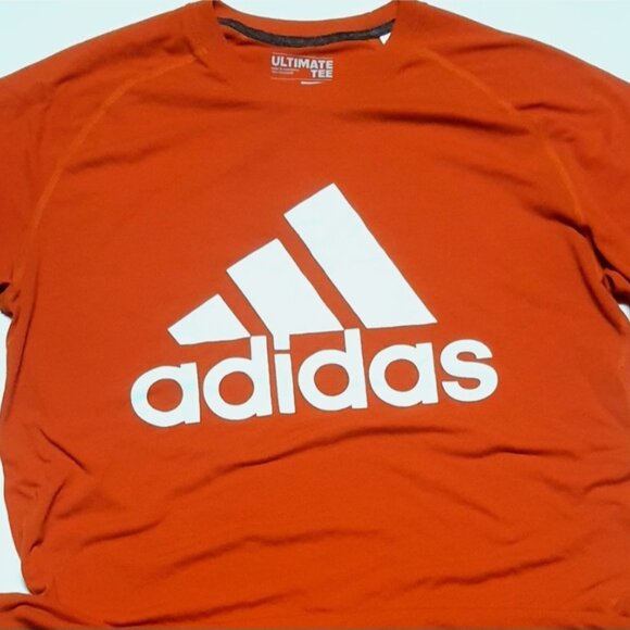 adidas Men's Go-to-Performance Burnt Orange Short Sleeve Tee - Picture 1 of 5